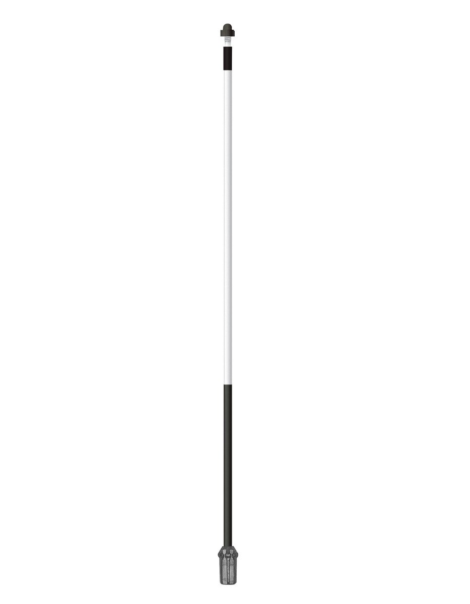 Wittek flagstick white black